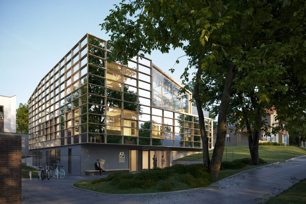 Naujasis Žvėrynas (Sėlių g. 2) - Office center - visualization