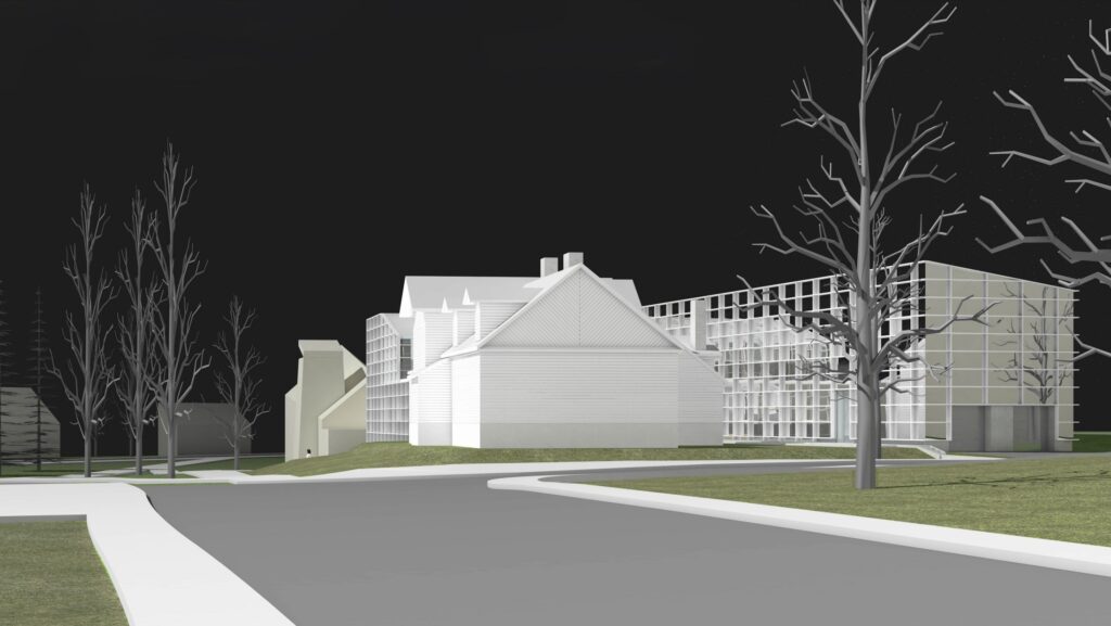 Naujasis Žvėrynas (Sėlių g. 2) - Office center - visualization