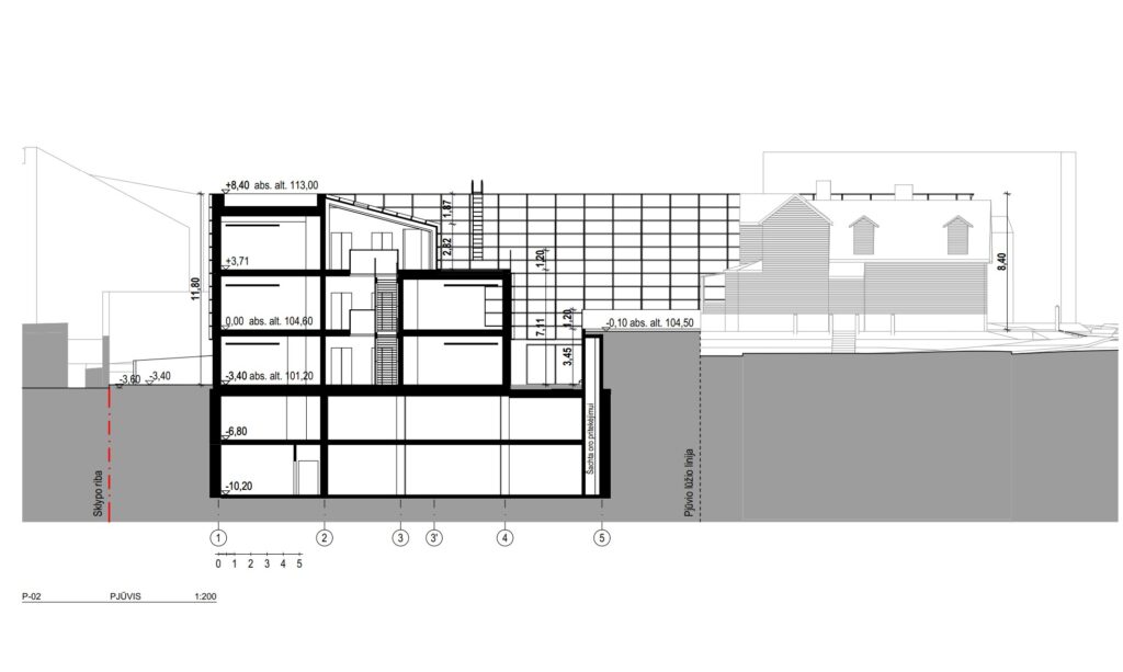 Naujasis Žvėrynas (Sėlių g. 2) - Office center - visualization