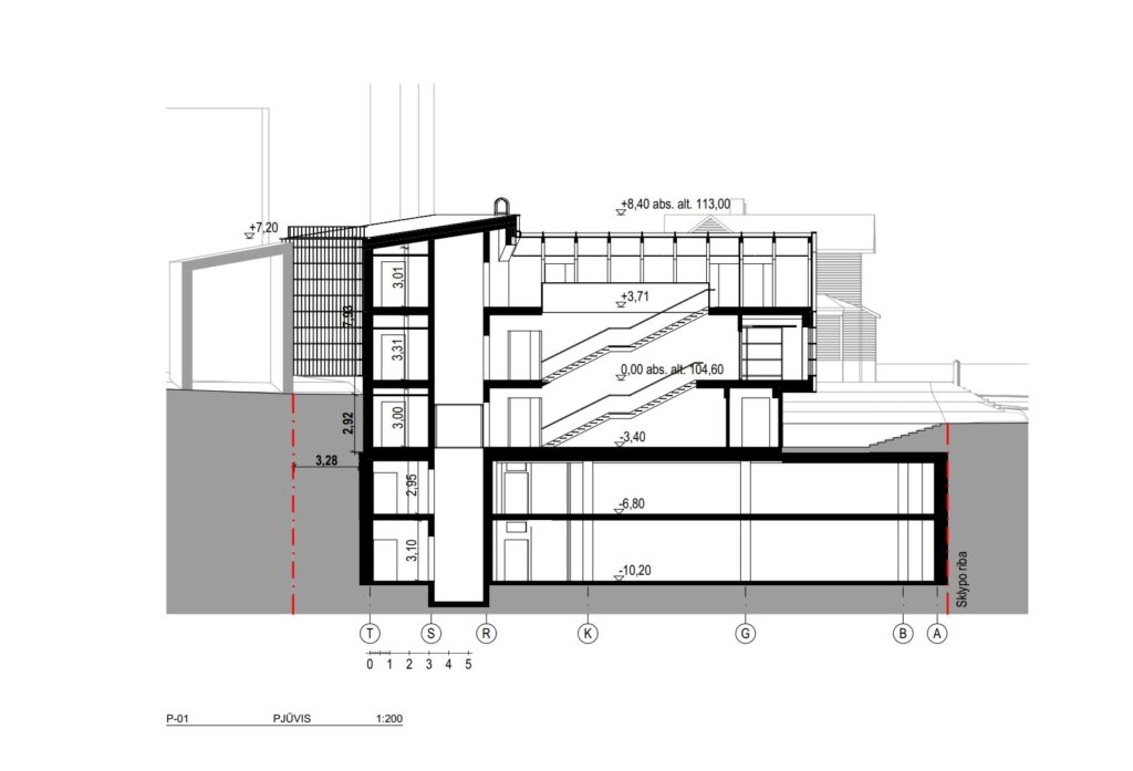 Naujasis Žvėrynas (Sėlių g. 2) - Office center - visualization