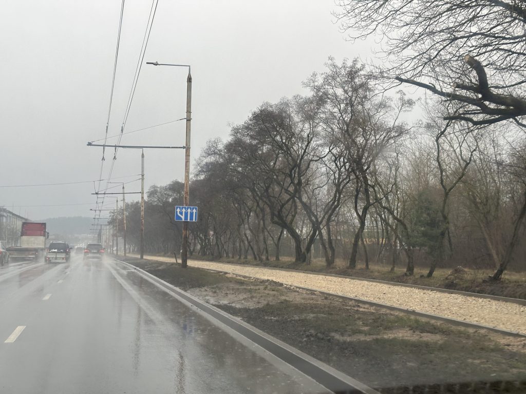 Savanorių pr. (nuo Elektrinės g. iki Titnago g.) dviračių takas (Savanorių pr.) - Bike path - construction photos