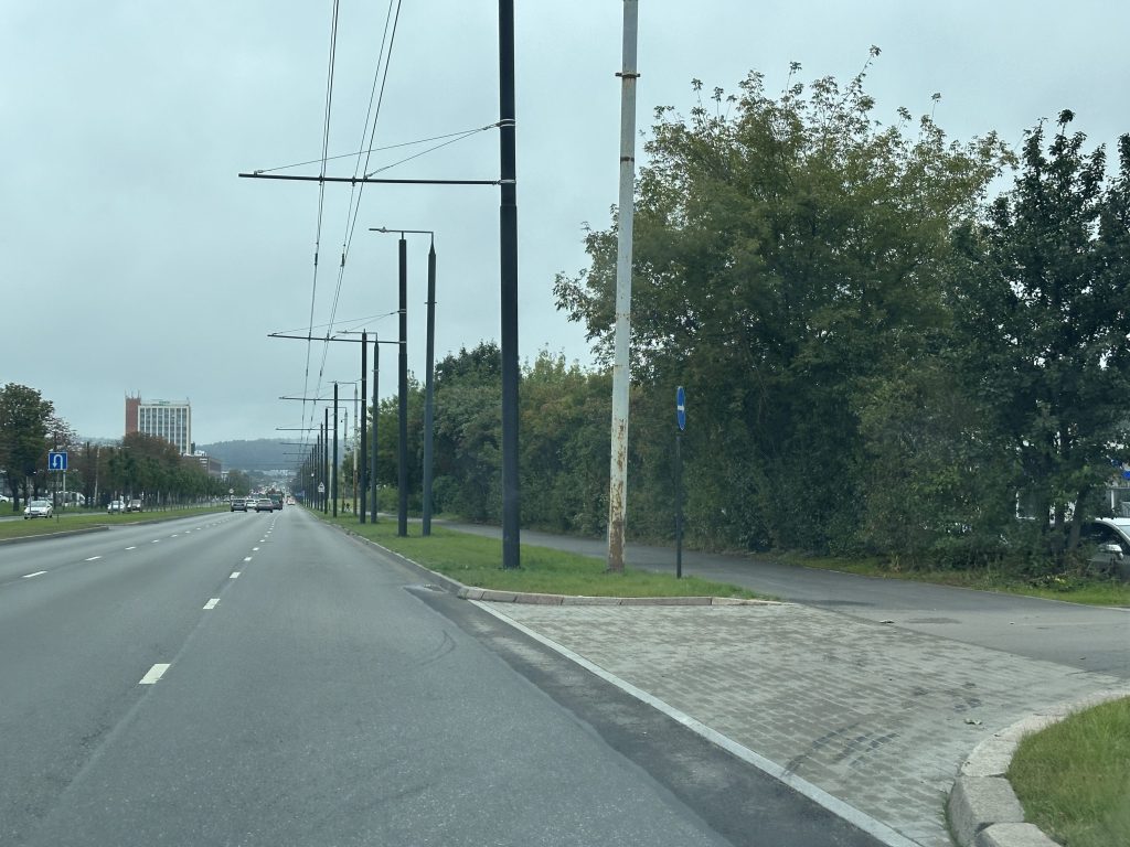 Savanorių pr. (nuo Elektrinės g. iki Titnago g.) dviračių takas (Savanorių pr.) - Bike path - construction photos