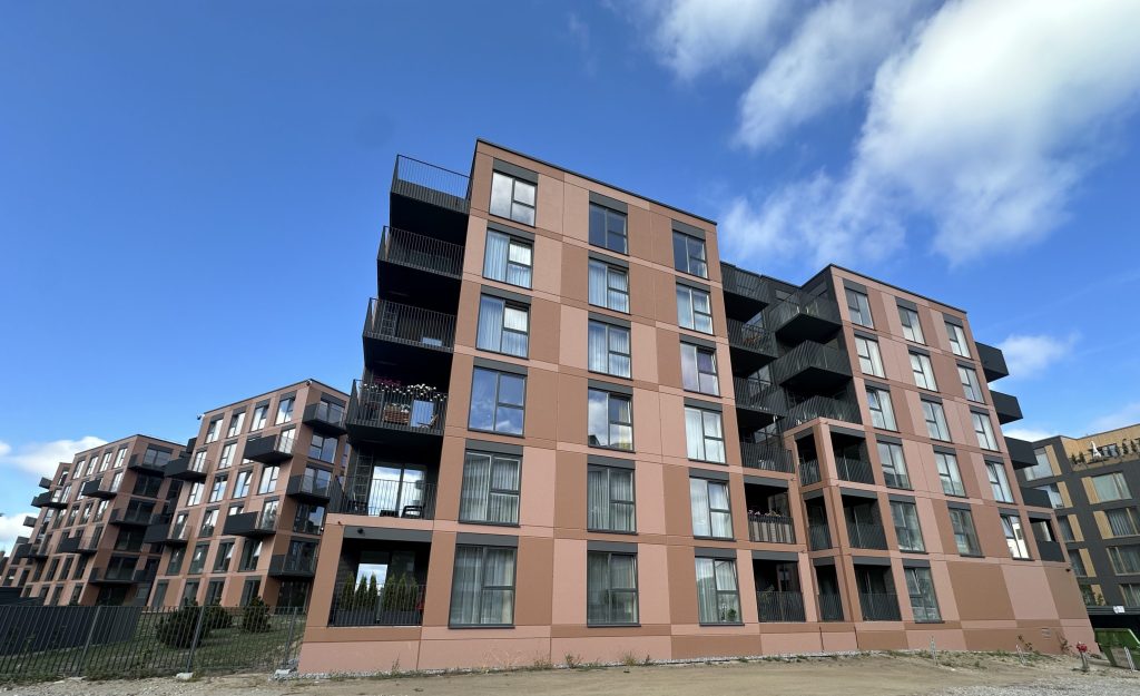 Vilnelės skverai 2 etapas (Manufaktūrų g. 7) - Multi apartment - construction photos