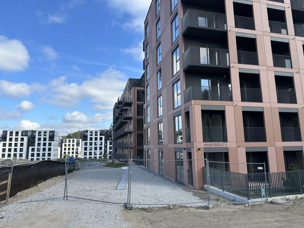 Vilnelės skverai 2 etapas (Manufaktūrų g. 7) - Multi apartment - construction photos