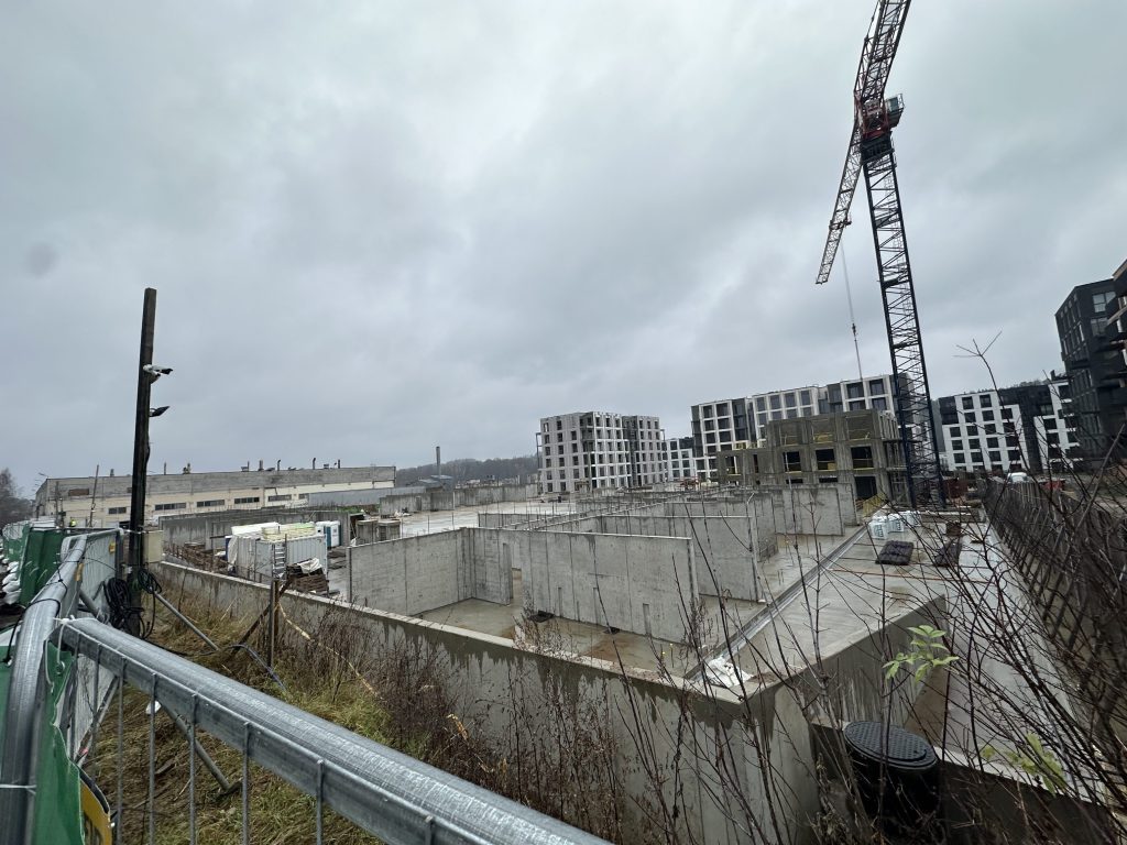 Vilnelės skverai 4 etapas (Manufaktūrų g. 7) - Multi apartment - construction photos