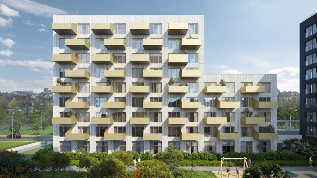 Virš šilų rytai A korpusas (Vito Lingio g. 8) - Multi apartment - visualization