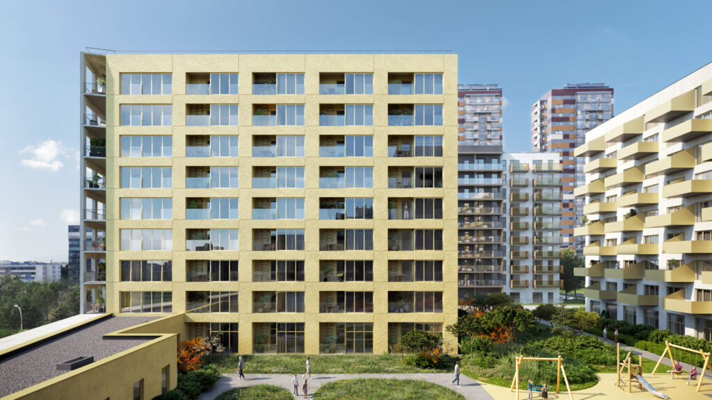 Virš šilų rytai A korpusas (Vito Lingio g. 8) - Multi apartment - visualization