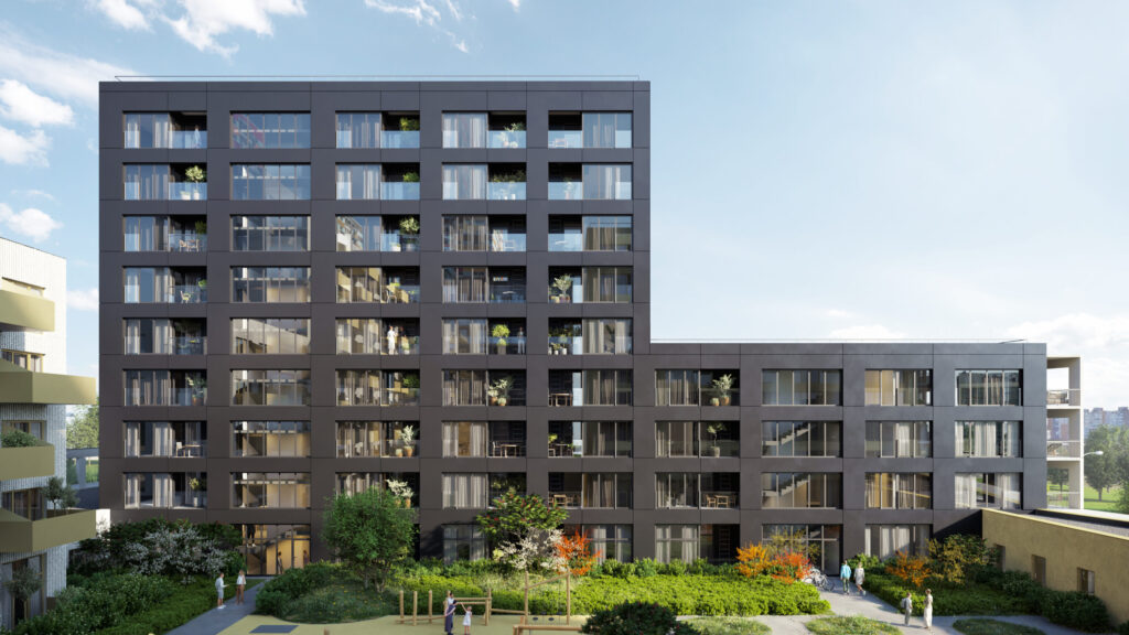 Virš šilų rytai C korpusas (Vito Lingio g. 8) - Multi apartment - visualization