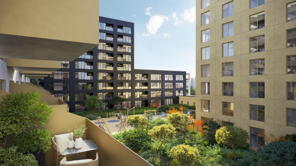 Virš šilų rytai A korpusas (Vito Lingio g. 8) - Multi apartment - visualization