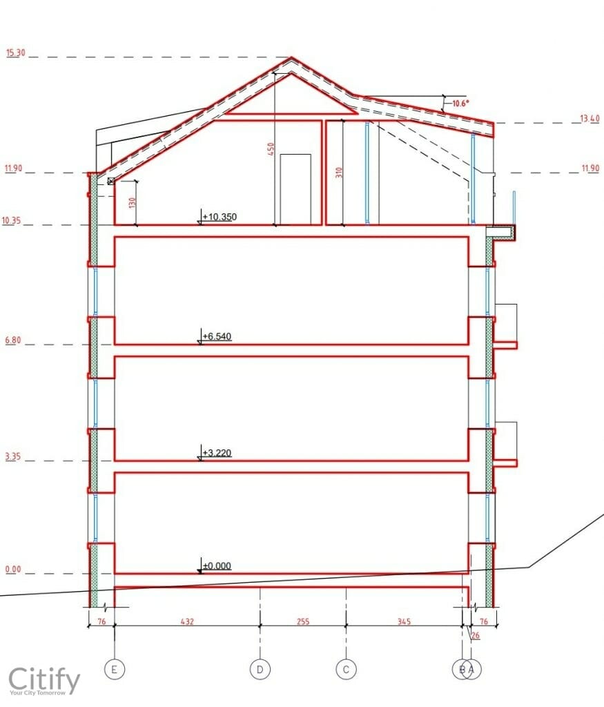 Aušros g. 1 (Aušros g. 1) - Multi apartment - visualization
