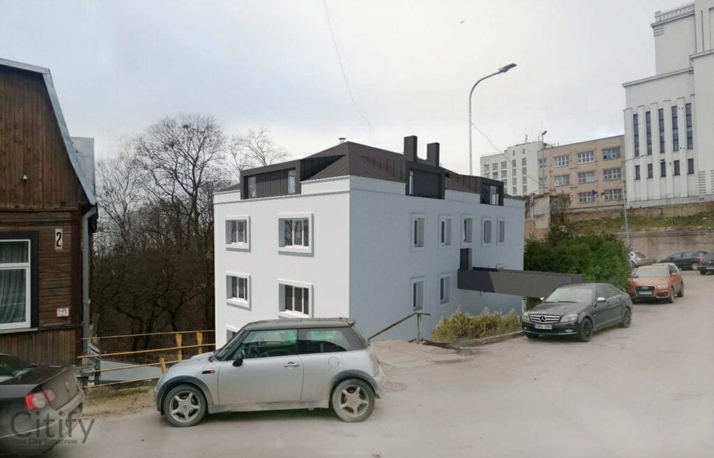 Aušros g. 1 (Aušros g. 1) - Multi apartment - visualization