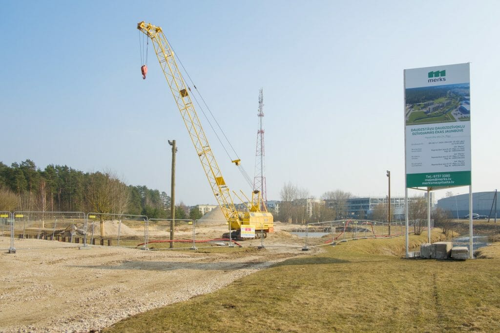 Mežpilsēta - 1. kārta - 1-3. ēka (Hipokrāta iela 20, 22, 24) - Daugiabutis - statybų nuotraukos