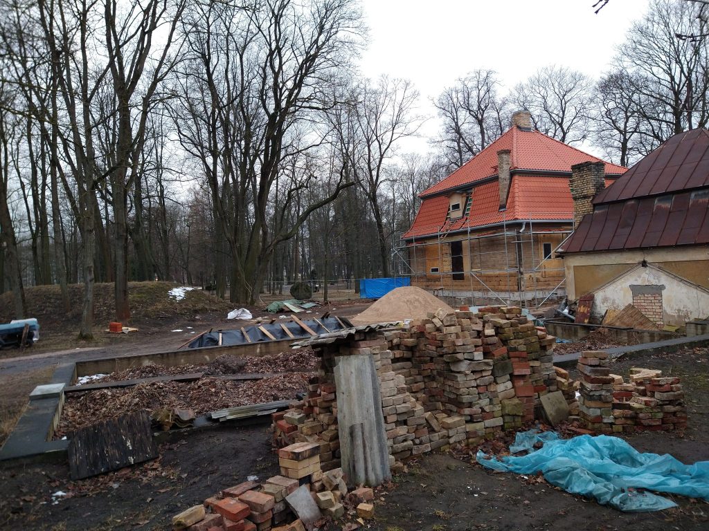 Nordeķu muiža (Buļļu iela 16) - Cultural center - construction photos