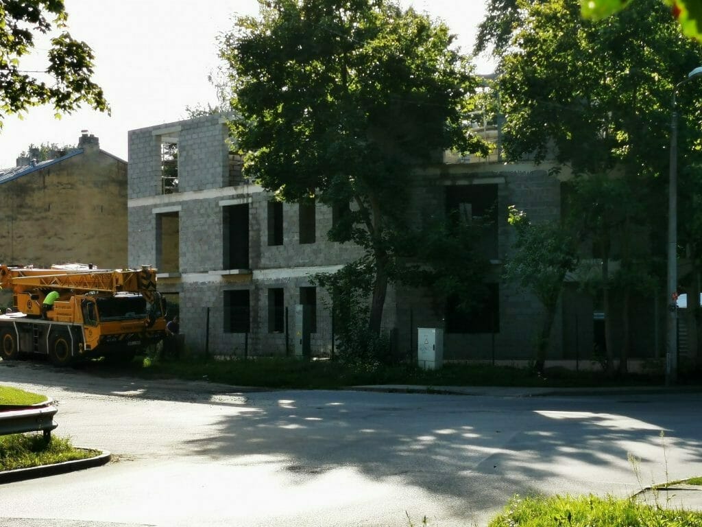 Stērstu nami - 1. kārta, 1. ēka (Stērstu iela 15A) - Daudzdzīvokļu nams - būvdarbu attēli