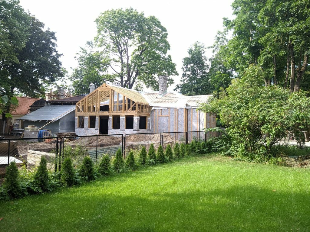 Hāmaņa muiža (Slokas iela 41A) - Cultural center - construction photos