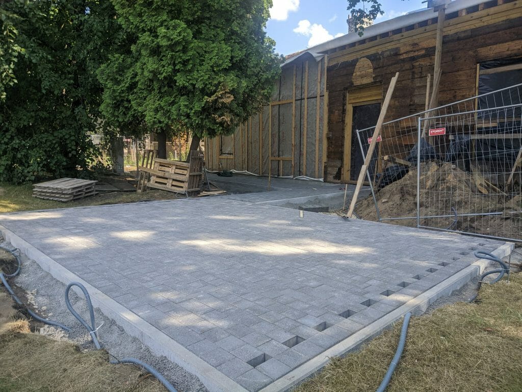 Hāmaņa muiža (Slokas iela 41A) - Cultural center - construction photos