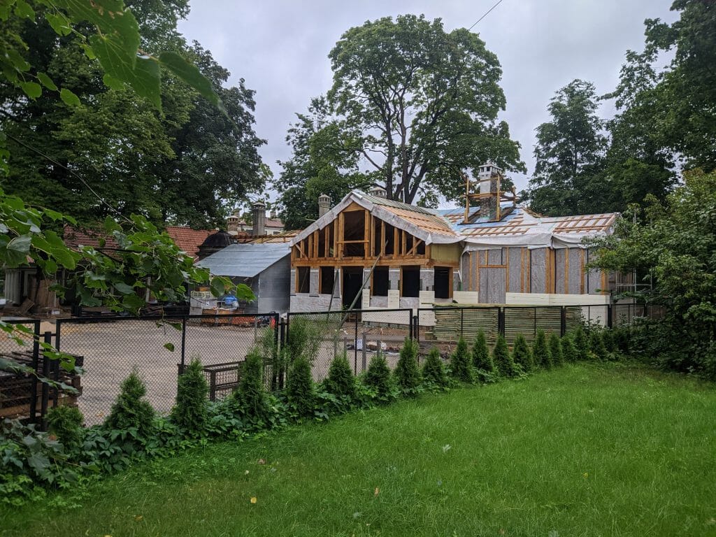 Hāmaņa muiža (Slokas iela 41A) - Cultural center - construction photos