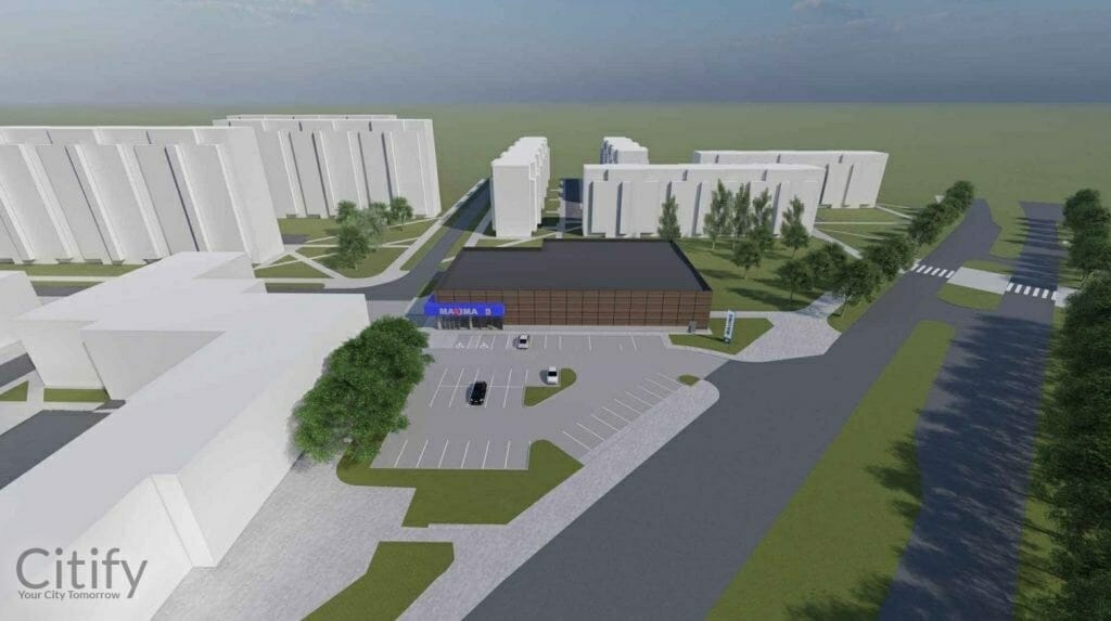 MAXIMA Laukininkų g. (Laukininkų g. 15) - Food store - visualization