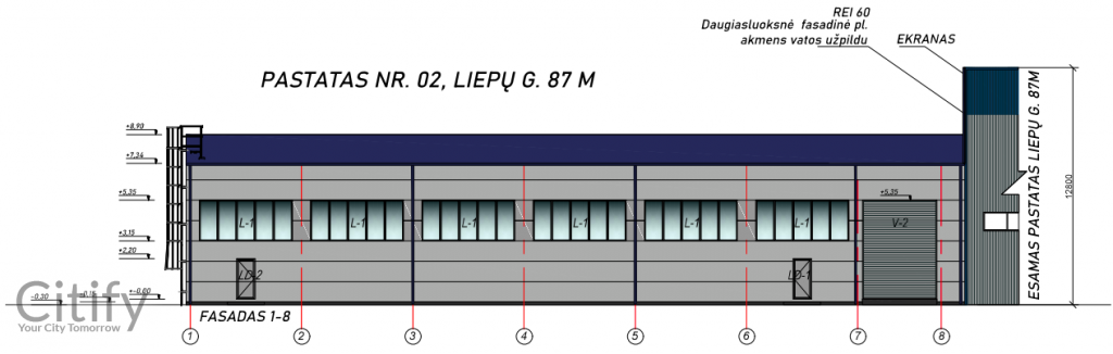 Liepų g. 87M (Liepų g. 87M) - Sandėlys / Platinimo centras - vizualizacija