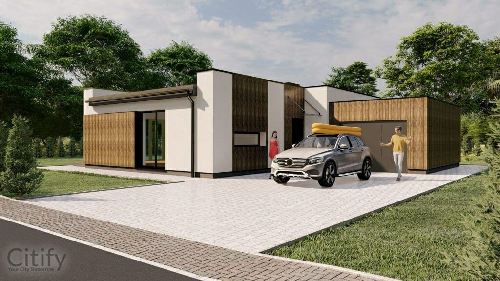 Pakrantės namai (Žygimantų g., Pakrantės g., Paklnės g.) - Private house community - visualization