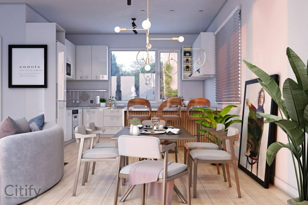 Pakrantės namai (Žygimantų g., Pakrantės g., Paklnės g.) - Private house community - visualization