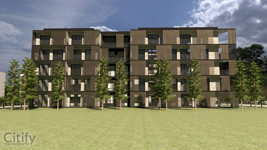 Pušų apartamentai 4 etapas (Raudondvario pl. 288K) - Daudzdzīvokļu nams - vizualizācija