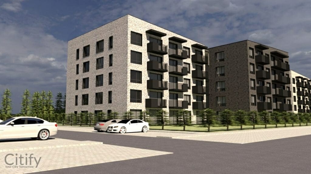 Pušų apartamentai 4 etapas (Raudondvario pl. 288K) - Daudzdzīvokļu nams - vizualizācija