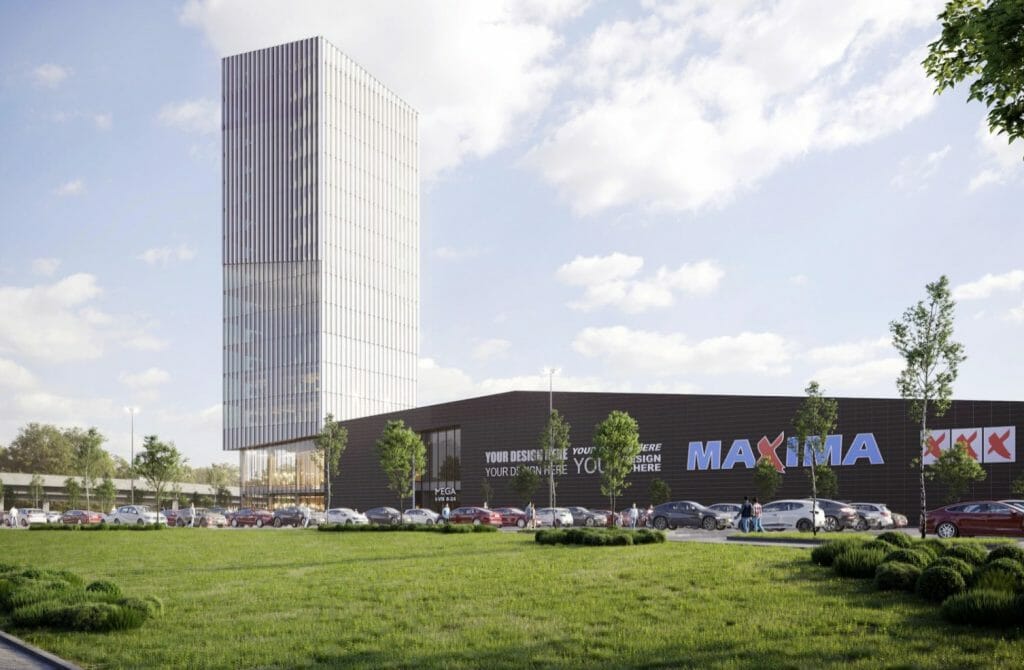 PC MEGA (Šilutės pl. 35) - Shopping center - visualization