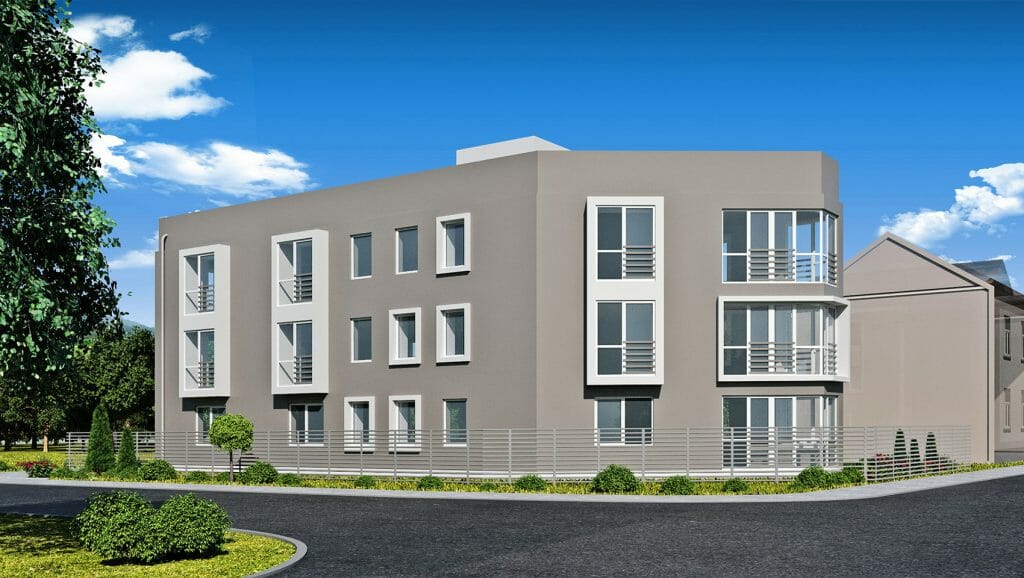 Stērstu nami - 1. kārta, 1. ēka (Stērstu iela 15A) - Daudzdzīvokļu nams - vizualizācija