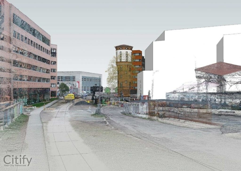 Veetorni ärimaja (Telliskivi 59a) - Hotel, Office center - visualization