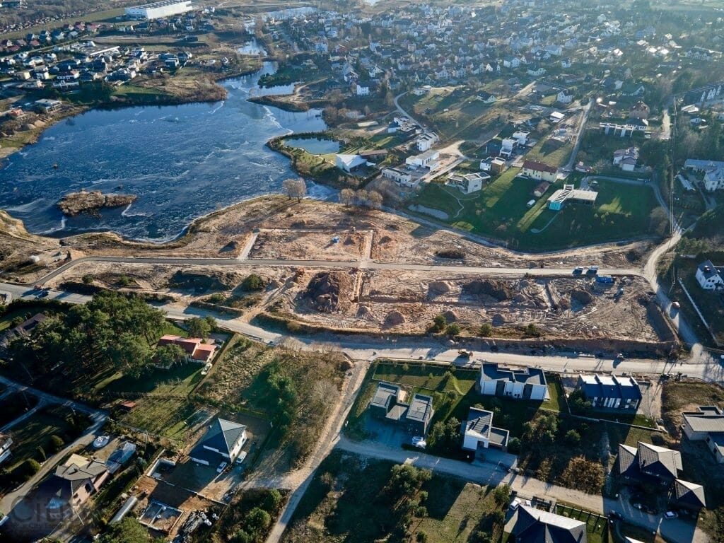 Svajonių krantai (Gulbių g.) - Land plots - construction photos