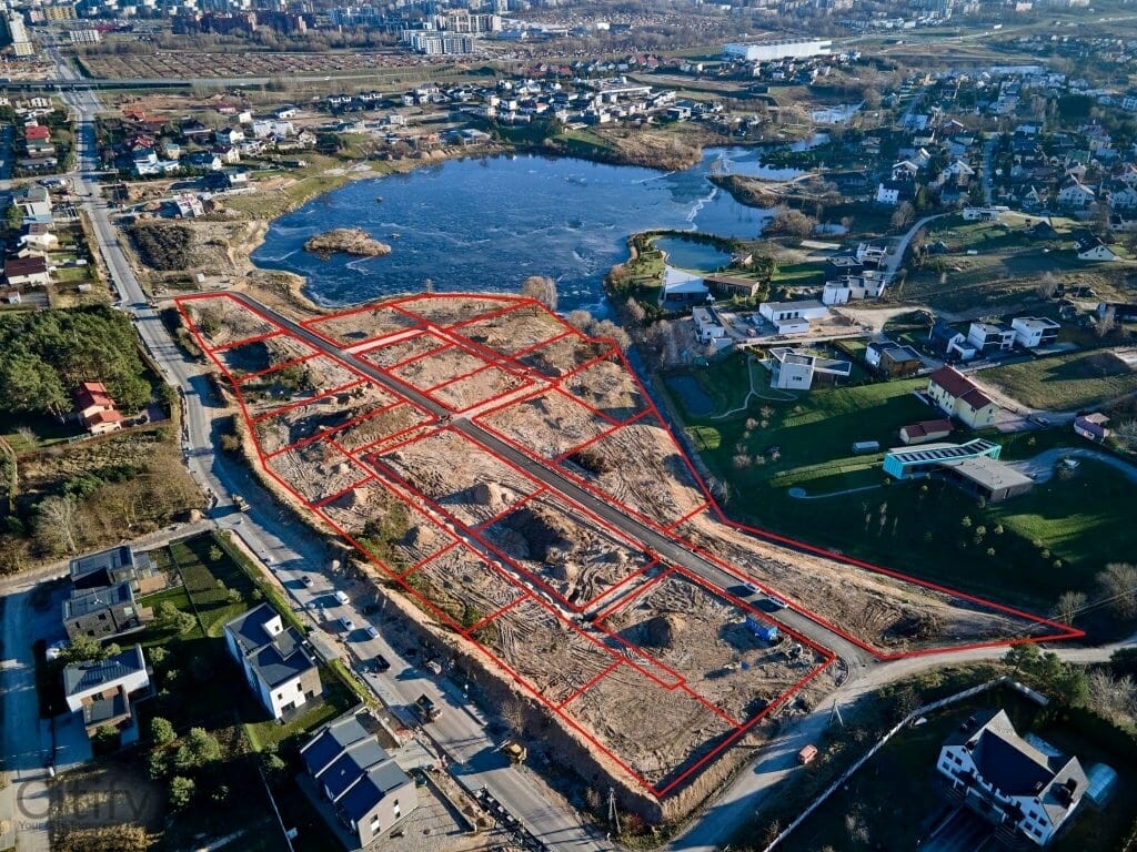 Svajonių krantai (Gulbių g.) - Land plots - construction photos
