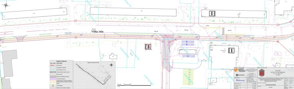 7.tramvaja līnijas pagarinājuma izbūve (Latgales iela, Višķu iela,Lokomotīves iela) - Bike path, Railroad, Street - visualization
