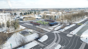 7.tramvaja līnijas pagarinājuma izbūve vizualizacija