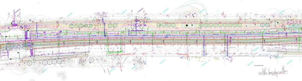 7.tramvaja līnijas pagarinājuma izbūve (Latgales iela, Višķu iela,Lokomotīves iela) - Bike path, Railroad, Street - visualization