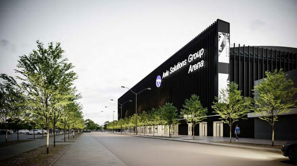 Avia Solutions Group arenos rekonstrukcija (Ozo g. 14) - Spordikeskus - visuaalne