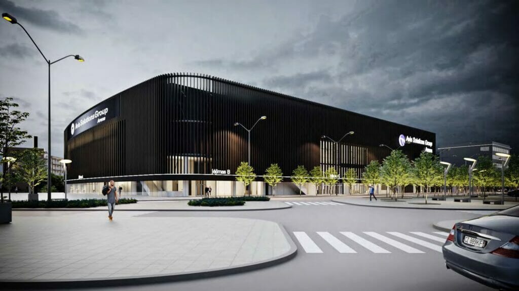 Avia Solutions Group arenos rekonstrukcija (Ozo g. 14) - Spordikeskus - visuaalne