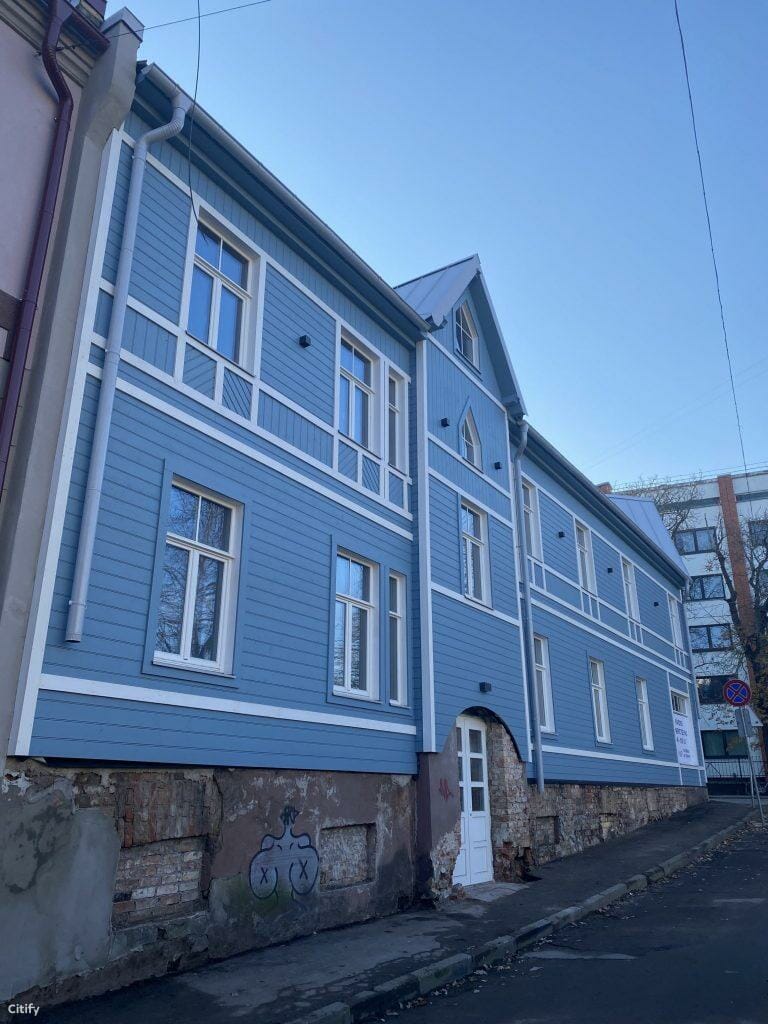 Katrīnas pagalms (Katrīnas dambis 6, Piena iela 2, 4) - Daugiabutis - statybų nuotraukos