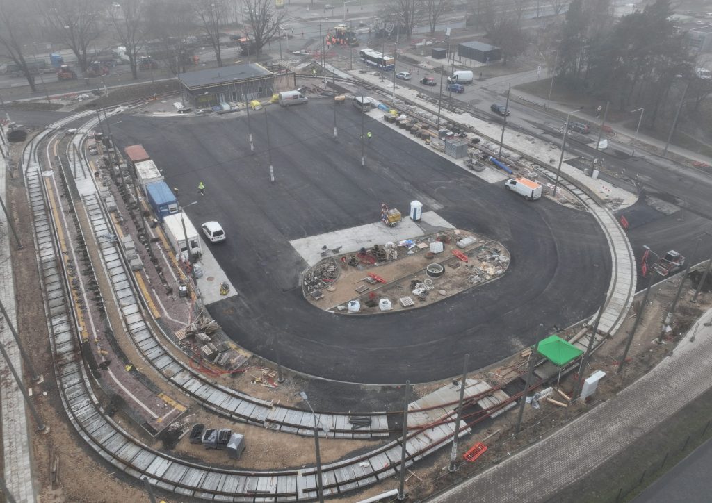 7.tramvaja līnijas pagarinājuma izbūve (Latgales iela, Višķu iela,Lokomotīves iela) - Bike path, Railroad, Street - construction photos