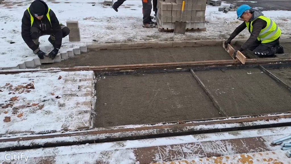 7.tramvaja līnijas pagarinājuma izbūve (Latgales iela, Višķu iela,Lokomotīves iela) - Bike path, Railroad, Street - construction photos