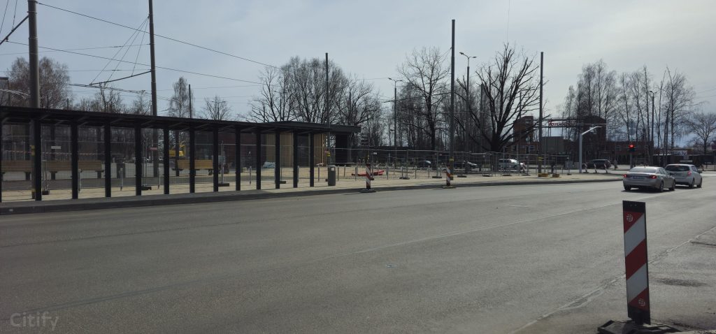 7.tramvaja līnijas pagarinājuma izbūve (Latgales iela, Višķu iela,Lokomotīves iela) - Jalgrattatee, Raudtee, Tänav - ehituse fotod