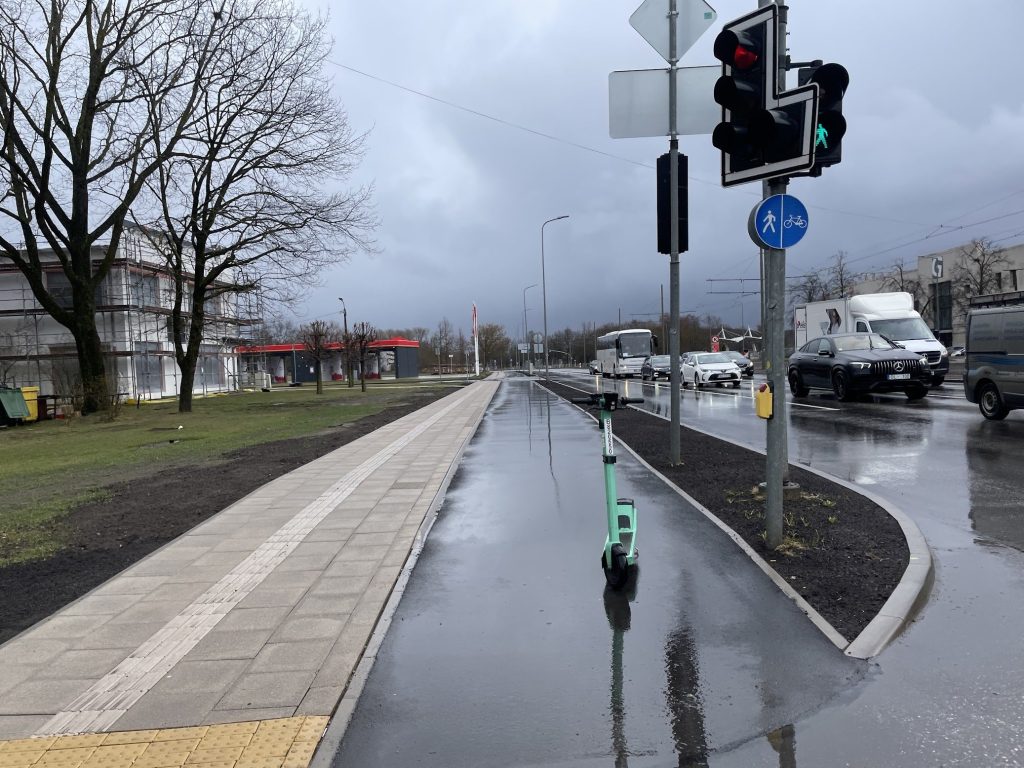 7.tramvaja līnijas pagarinājuma izbūve (Latgales iela, Višķu iela,Lokomotīves iela) - Jalgrattatee, Raudtee, Tänav - ehituse fotod