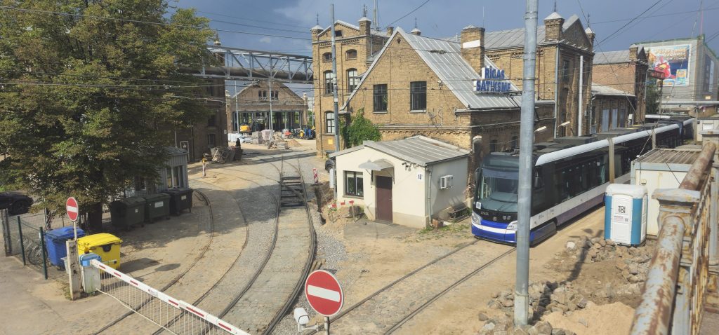 5. tramvaju depo pārbūve (Brīvības iela 191) - Kitas susisiekimo objektas - statybų nuotraukos