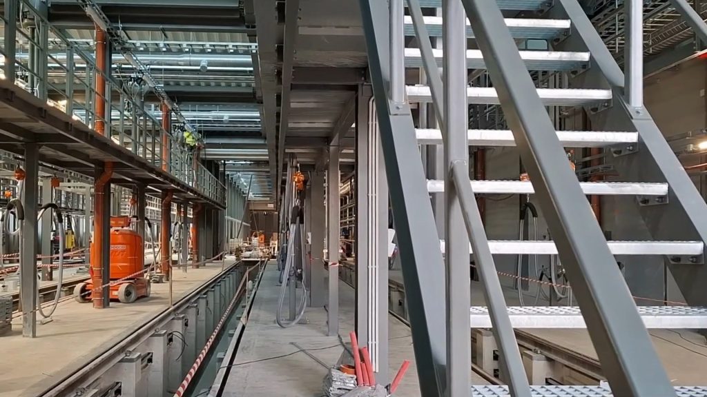 5. tramvaju depo pārbūve (Brīvības iela 191) - Kitas susisiekimo objektas - statybų nuotraukos