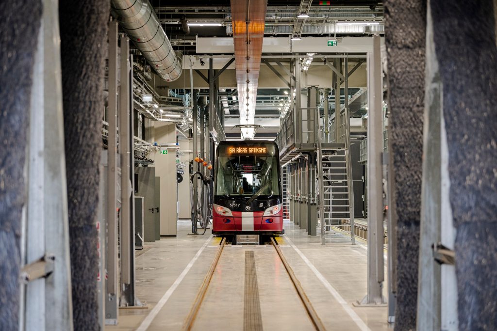 5. tramvaju depo pārbūve (Brīvības iela 191) - Kitas susisiekimo objektas - statybų nuotraukos