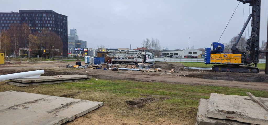 New Hanza Apartamenti - "C" ēka (Gustava Kluča iela 10) - Daugiabutis - statybų nuotraukos