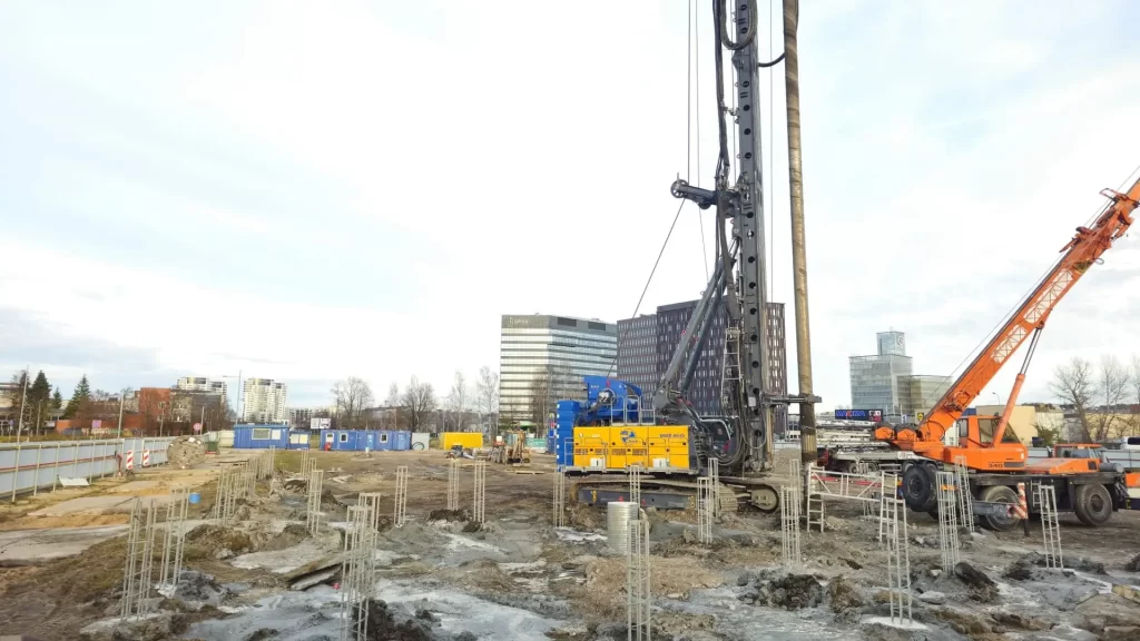 New Hanza Apartamenti - "A" ēka (Gustava Kluča iela 10) - Daugiabutis - statybų nuotraukos