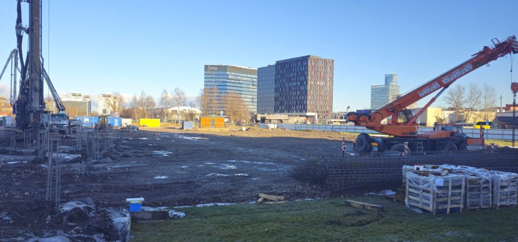 New Hanza Apartamenti - "C" ēka (Gustava Kluča iela 10) - Daugiabutis - statybų nuotraukos