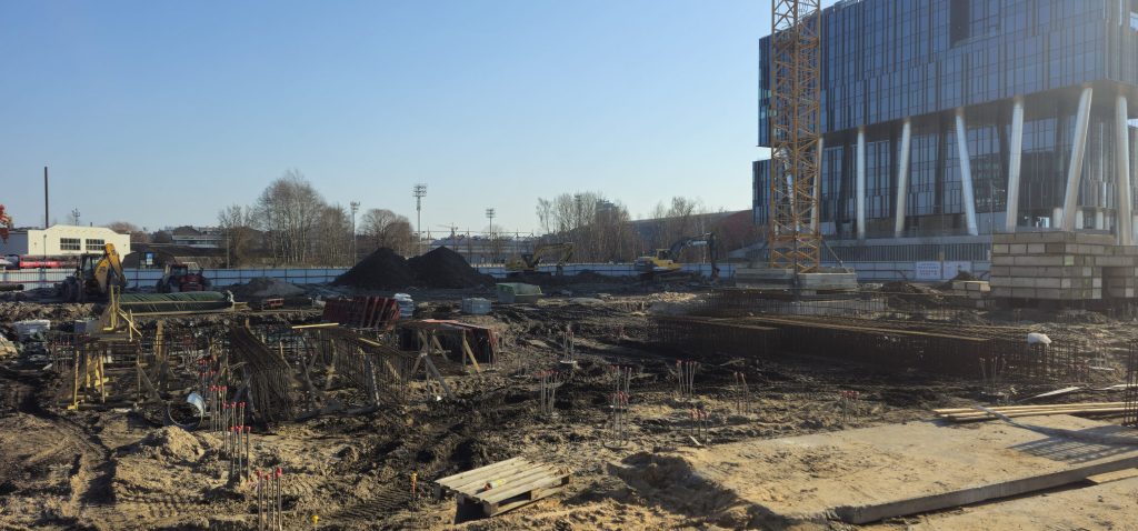 New Hanza Apartamenti - "A" ēka (Gustava Kluča iela 10) - Daugiabutis - statybų nuotraukos