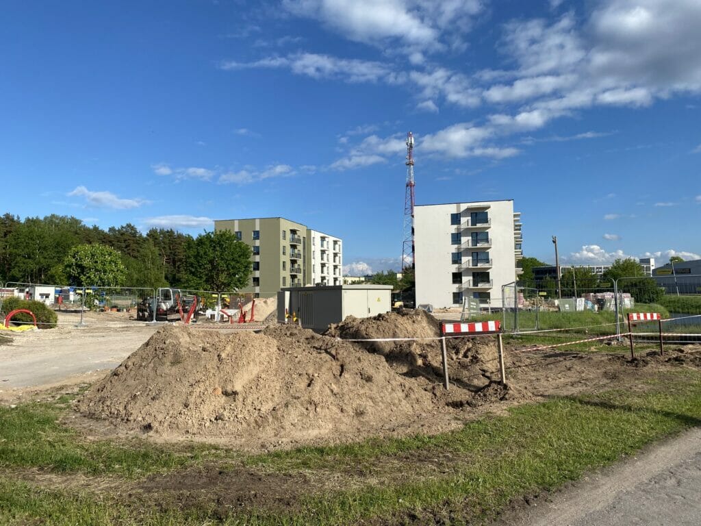 Mežpilsēta - 1. kārta - 1-3. ēka (Hipokrāta iela 20, 22, 24) - Daugiabutis - statybų nuotraukos